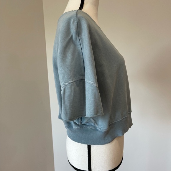 Out From Under Urban Outfitters size large boxy crop sweatshirt athleisure cozy - Picture 7 of 12